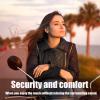 Bone Headphones Conduction Swimming Headphones Open Ear 5.3 Bluetooth Bone Conduction Headphones Ip68 Waterproof Wireless Earbuds Built-In Mp3 Player 8G Memory 18Hrs Playtime Swimming Earbuds Black view 2