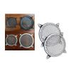FDXGYH 2 Pcs 12.0 Inch Speaker Grill Subwoofer Grill Waffle Grill Guard Protector Cover with Mounting Screws for Home Audio (Silver) view 4
