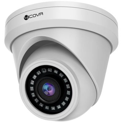 4COVR 5MP PoE Security IP Camera Outdoor IP67, Wired Surveillance Dome Camera with Smart Human/Vehicle Detection, 110 Wide View Angle 2.8mm Lens, 18Pcs IR LED 100ft HD Night Vision, LY97AX5MA