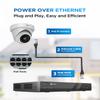 4COVR 5MP PoE Security IP Camera Outdoor IP67, Wired Surveillance Dome Camera with Smart Human/Vehicle Detection, 110 Wide View Angle 2.8mm Lens, 18Pcs IR LED 100ft HD Night Vision, LY97AX5MA view 3