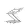 AVXANKTG Laptop Stand Foldable Metal heightened Heat Dissipation Stand view 2