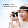 Digital Camera for Photography, 4K Vlog Camera, 48MP Vlogging Camera Webcam Infrared Night Vision Time Lapse Macro Slow Motion Photography, for Beginners view 3