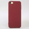 2-in-1 Soft Matte Silicone Protective Shell Skin Case Cover for Apple iPod Touch 7 7th 7G 6 6th 6G 5 5th 5G LCD Screen Protector Tempered Glass Film (Sand red and Glass) view 1