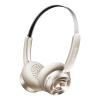 iKF R1 Pop Wireless On Ear Bluetooth Headphones 75H Playtime APP Custom EQ Noise Isolation Built-in Mic Lightweight for Workout Traval Gaming (Off White) view 1
