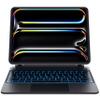 CHESONA for iPad Pro 13 inch case 2024 with Keyboard, Easy-Set Floating Cantilever Stand, Smart Trackpad, 7 Color Backlit with Battery Digital Display, Keyboard Case for iPad Pro 13 (M4), Black view 1