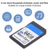 Beufee SD Card, Flash Memory Card Secure Digital Memory Cards Data Storage Fast Read Speed 90MB/s for Cameras SLR Music Photos Storage(64GB) view 3