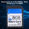 Beufee SD Card, Flash Memory Card Secure Digital Memory Cards Data Storage Fast Read Speed 90MB/s for Cameras SLR Music Photos Storage(8GB) view 3