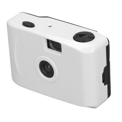GOWENIC 35mm Reusable Film Camera with Case, Shutter Speed 1/100s F/9 28MM Lens for Snorkeling, White Water Rafting, Swimming (Black and White)