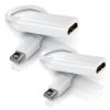 elytronic Mini DisplayPort to HDMI Adapter, 4K 30Hz Thunderbolt 2.0 Mini DP to HDMI Adapter Cable Compatible with Monitor, Projector (1) view 1