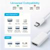 elytronic Mini DisplayPort to HDMI Adapter, 4K 30Hz Thunderbolt 2.0 Mini DP to HDMI Adapter Cable Compatible with Monitor, Projector (1) view 2