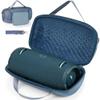 ZUJFPL Hard Shell Case for JBL Xtreme 3/2 / 1 Portable Bluetooth Speaker, Waterproof Travel Carrying Case with Zipper Pocket Bag for Charger and Accessories - Blue view 1