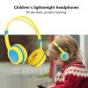 Beufee Kids Headphones, Wired Over-Ear Noise Canceling Headphones with 85db Volume Limited Hearing Protect for Kids (Yellow) view 2