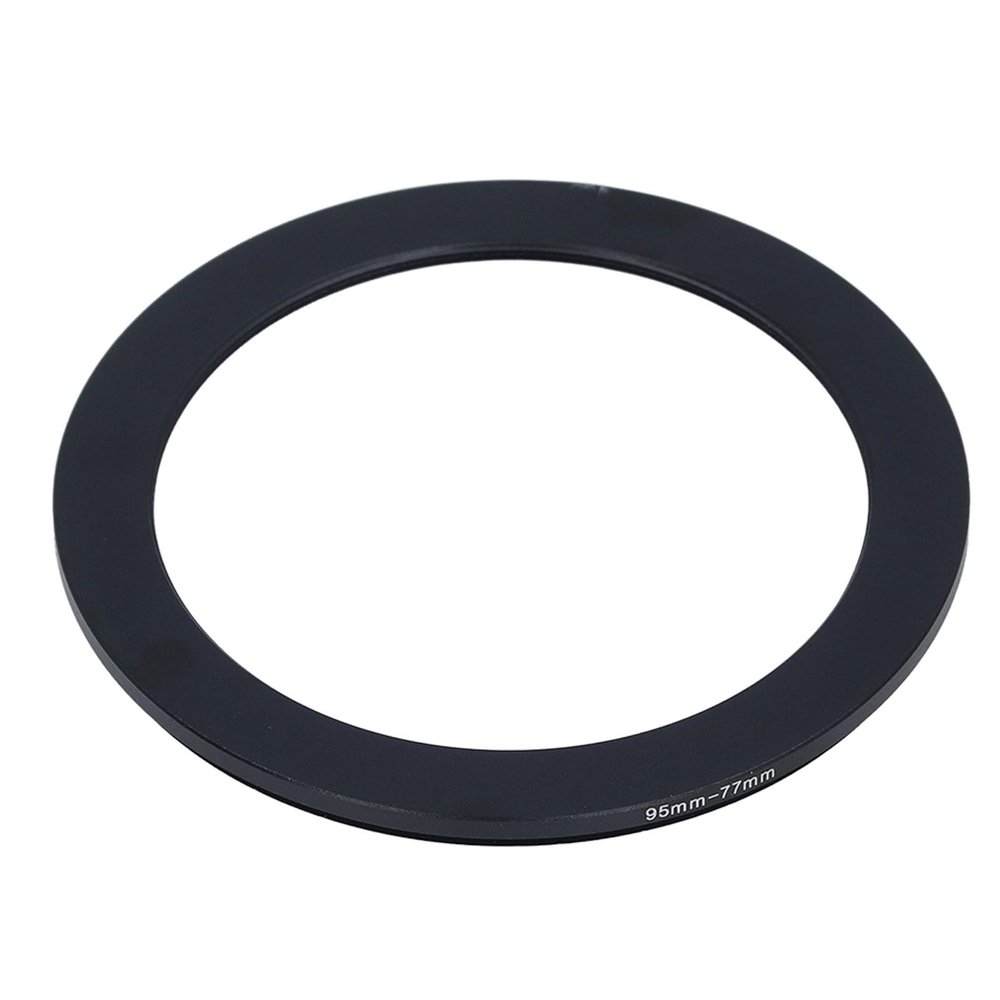 95 to 77mm Lens Adapter Ring, Aluminum Camera Lens Filter Stepping Rings, Step Up Lens Filter Adapter Ring for Photography