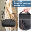 ZUJFPL Hard Shell Case for JBL Xtreme 3/2 / 1 Portable Bluetooth Speaker, Waterproof Travel Carrying Case with Zipper Pocket Bag for Charger and Accessories - Black view 4