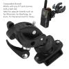 Jectse Walkie Talkie Bracket, Motorcycle Mount for Two Way Radio, Handlebar Holder with Clamp for, , , CB Radios, Jectseh9n1gbs2a7 view 3
