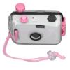 35mm Reusable Film Camera with Case, Shutter Speed 1/100s F/9 28MM Lens for Snorkeling, White Water Rafting, Swimming (White and) view 1