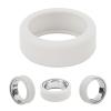 Asixxsix Silicone Ring Protector Compatible with All Smart Rings on The Market, Skin Friendly Scratch Elastic Silicone Ring Cover Case for Working Out, Easy to Clean (S) Gray view 1
