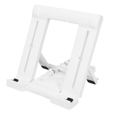 flexman Tablet Stand, Five Gears Adjustable Portable Mobile Phone Stand, Foldable Tablet Pillow Holder for 7~11 Tablet PC Phone (White)
