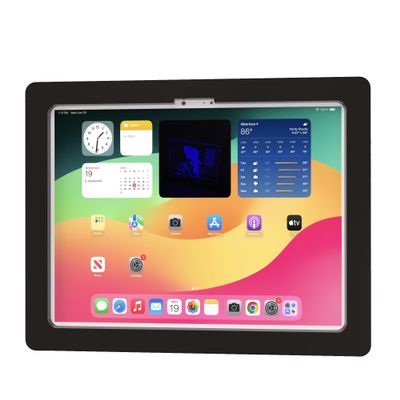 TABcare Anti-Theft Acrylic VESA Enclosure for Apple iPad Air 9.7" 10.2" 10.5" 11" 13" with Free Wall Mount Kit & 90-Degree Angle Charge Cable (Black, Air 11 2024)