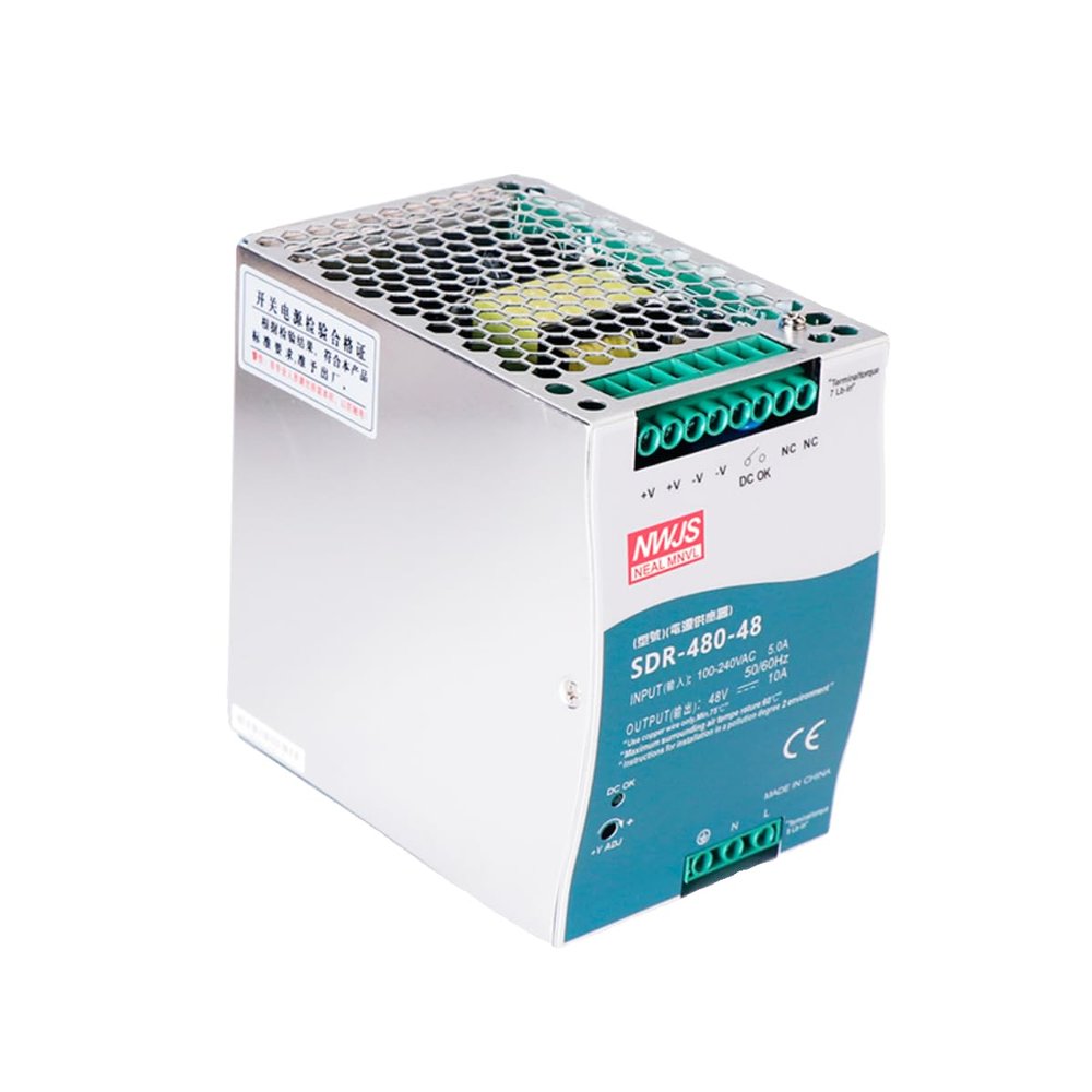 WABVAB SDR-480-36V 480W13.3A 36VDC  AC  DC DIN SDR 