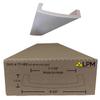 Lighting Plastics of Minnesota 4ft Wrap Around Light Cover Diffuser 9 3/4"" W x 2 5/16"" H x 48 L (Between Hook = 7 7/16"") (TF-688A), Clear Prismatic view 1