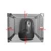 airotsnuBnuS Customized speaker acrylic cover with PVC Dust Nets personalise protective box does Dust Bug & Cat Protection (L24xW24xH37) view 2