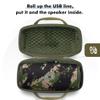 ZUJFPL Hard Shell Case for JBL Xtreme 3/2 / 1 Portable Bluetooth Speaker, Waterproof Travel Carrying Case with Zipper Pocket Bag for Charger and Accessories - Green view 2