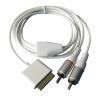 elytronic 30 Pin Male Jack Cable to 2 RCA Audio Cable for Pod Phone 4 (5ft) view 1