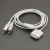elytronic 30 Pin Male Jack Cable to 2 RCA Audio Cable for Pod Phone 4 (5ft) view 3