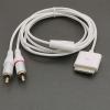 elytronic 30 Pin Male Jack Cable to 2 RCA Audio Cable for Pod Phone 4 (5ft) view 4