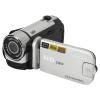 LIZEALUCKY Portable 1080P High Definition Digital Video Camera, 16MP DV Camera 16X Zoom HD Video 2.4inch Rotatable Screen Fill Light (Silver) view 3