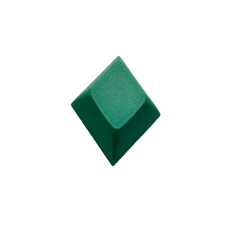1U DSA Blank Printed Keycaps PBT Keycaps for Mechanical MX Switches Mechanical Keyboard 35 PCS (Dark Forest Green)