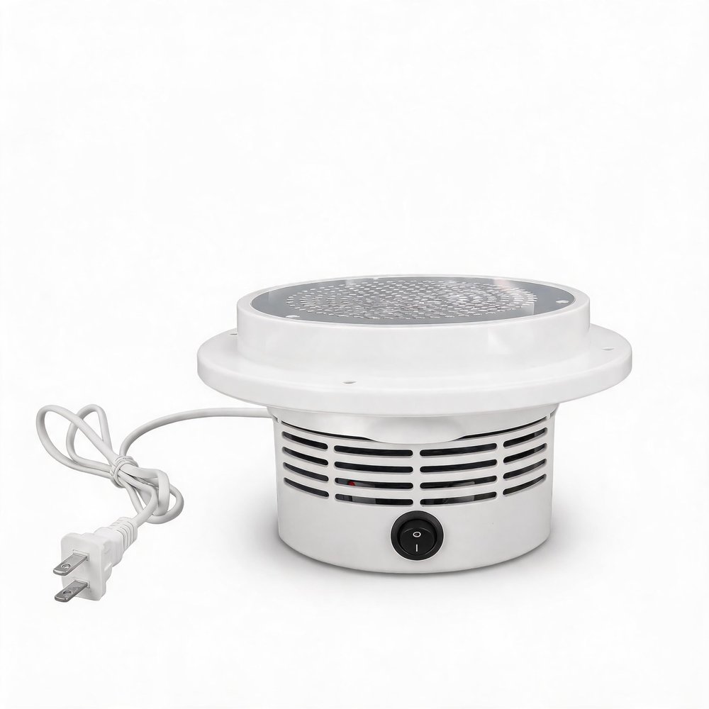 Nail Dust Collector Machine, Flush Mount with Silent Suction