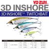 Yo-Zuri 3D Inshore Twitchbait Slow Sinking Lure view 3