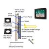 TABcare Anti-Theft Acrylic VESA Enclosure for Apple iPad Pro 11" 2024 (5th gen) with Free Wall Mount Kit & 90-Degree Angle USB C Cable (iPad Pro 11 2024, Clear) view 3