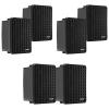 KICKER KB6 6.5" 150 Watt Max Power Full-Range Indoor/Outdoor Weatherproof 8-Ohm 2-Way Black Audio Speakers (Qty 6) view 1