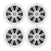 KICKER 6.5" 150 Watt Peak Power 2-Way Marine OEM Replacement White Boat Audio Speakers (Qty 4) view 1
