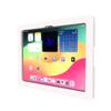 TABcare Anti-Theft Acrylic VESA Enclosure for Apple iPad Pro 13" 2024 M4 2025 M5 with Free Wall Mount Kit & 90-Degree Angle USB C Cable (White) view 1
