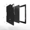 TABcare Anti-Theft Acrylic VESA Enclosure for Apple iPad Pro 13" 2024 M4 2025 M5 with Free Wall Mount Kit & 90-Degree Angle USB C Cable (Black) view 4