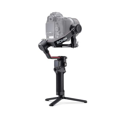 DJI RS 2-3-Axis Gimbal Stabilizer for DSLR and Mirrorless Cameras, Nikon, Sony, Panasonic, Canon, Fuji, 10lbs Tested Payload, 1.4 Full-Color Touchscreen, Carbon Fiber Construction, Black (Renewed)