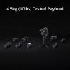 DJI RS 2-3-Axis Gimbal Stabilizer for DSLR and Mirrorless Cameras, Nikon, Sony, Panasonic, Canon, Fuji, 10lbs Tested Payload, 1.4 Full-Color Touchscreen, Carbon Fiber Construction, Black (Renewed) view 2