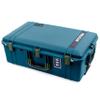 ColorCase Pelican 1595 Case Indigo - Large Sized Waterproof Case with TrekPak Divider System & Combo Pouch Lid Organizer- OD Green Handles & Latches view 2