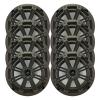KICKER 6.5" 195 Watt Peak Power Marine OEM Replacement Coaxial Boat Audio Speakers (Qty 8) with Charcoal Grilles view 1