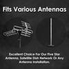 27" Universal Adjustable Mounting Pole for Antenna & Satellite Dish & Weather Station & Starlink Dish - Solid Structure & Weather Proof - Easy Installation for Roof and Wall with Hardware Included view 3