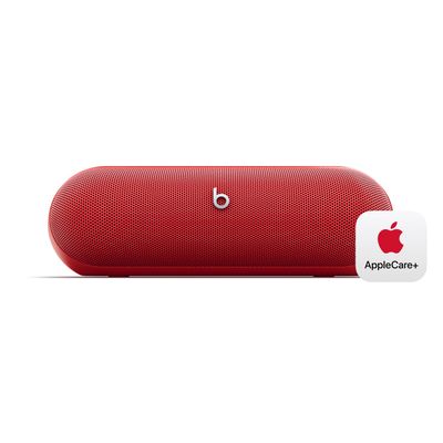 Beats Pill - Wireless Bluetooth Speaker with AppleCare+ (2 Years) - Statement Red