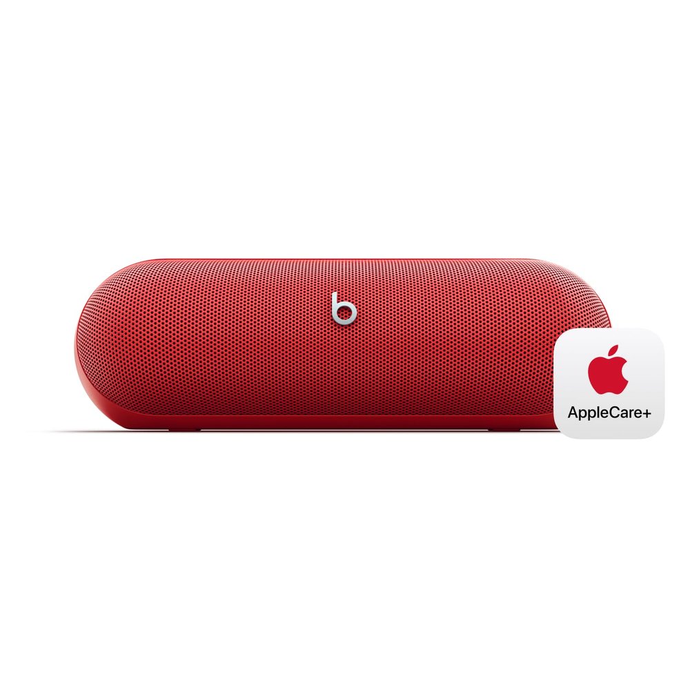 Beats Pill - Wireless Bluetooth Speaker with AppleCare+ (2 Years) - Statement Red