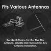 55" Universal Adjustable Mounting Pole for Antenna & Satellite Dish & Weather Station & Starlink Dish - Solid Structure & Weather Proof - Easy Installation for Rooftop Slope/Ridge Mount with Hardware view 4