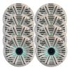 KICKER 6.5" 195 Watt Peak Power Marine OEM Replacement RGB Multicolor LED Boat Audio Speakers (Qty 8) with White Salt Water Grilles view 1