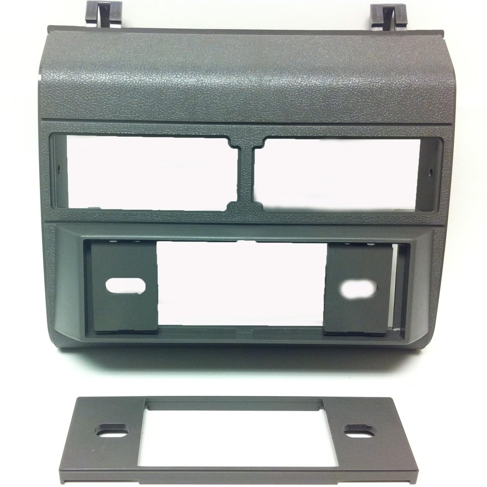 Carxtc Stereo Dash Single Din Install Kit (Kodiak) 94 95 96 (Grey)