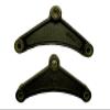 DirectNine Basics EQE12 2 x 7.75 Long Equalizer 9/16"" Hole for 1 3/4"" Wide Spring Trailer Center EQ-E1-2 view 1